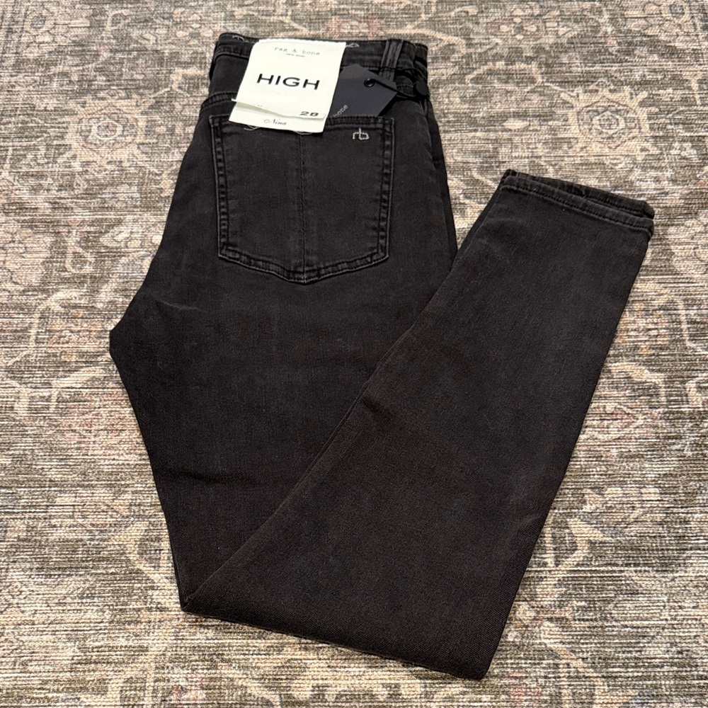 rag & bone Nina High Rise Ankle Skinny Jeans sz 28